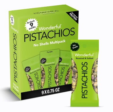 Wonderful Pistachios No Shells, Roasted & Salted Nuts,
