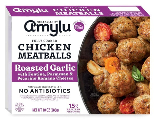 Amylu Roasted Garlic Chicken Meatballs,